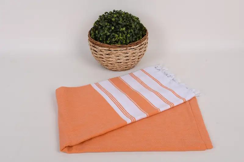 Bachelorette Favors Beach, Bridal Gifts, Absorbent Turkish towel, Lightweight Turkish towel, Sand-free towel, Yoga Towel, 70x40 Cotton Striped Towel - 4