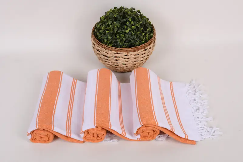 Bachelorette Favors Beach, Bridal Gifts, Absorbent Turkish towel, Lightweight Turkish towel, Sand-free towel, Yoga Towel, 70x40 Cotton Striped Towel - 8