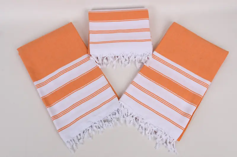 Bachelorette Favors Beach, Bridal Gifts, Absorbent Turkish towel, Lightweight Turkish towel, Sand-free towel, Yoga Towel, 70x40 Cotton Striped Towel - 6