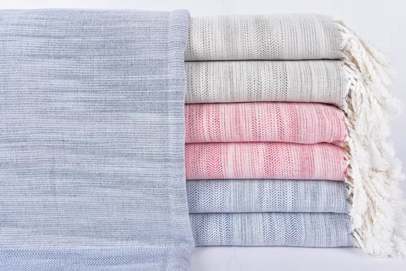 Bridesmaid Gifts, Personalized Gifts, Holiday Towel, 70x36 Cotton Herringbone Towel, Spa Towel, Wedding Day Gift For Bride, Monogram Turkish Towel - 1