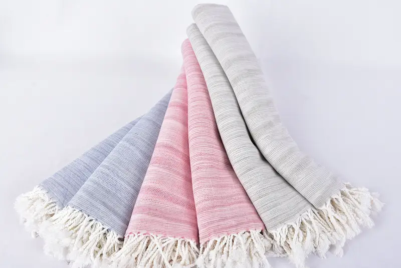 Bridesmaid Gifts, Personalized Gifts, Holiday Towel, 70x36 Cotton Herringbone Towel, Spa Towel, Wedding Day Gift For Bride, Monogram Turkish Towel - 4