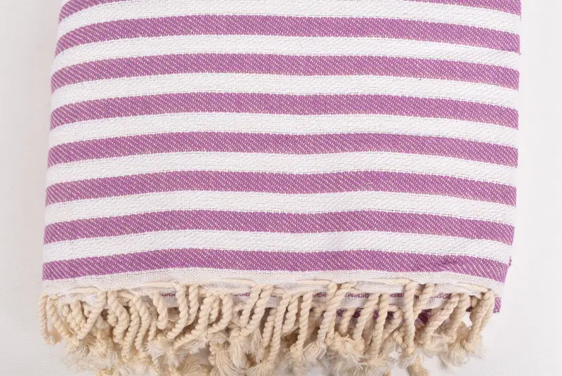 Bridesmaid Gifts Personalized, Bachelorette Party Items, Bridal Shower Gift, Custom Wedding Gifts, 104x76 Cotton Striped Towel, Woven Throw Blanket - 5