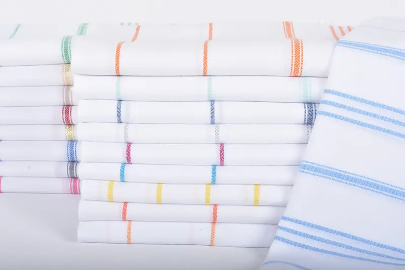 Monogram Kitchen Towel, Summer Gift, Bachelor Towel, Bathroom Towels, Bridal Shower Favor, Personalized Kitchen Towel, 40x24 Cotton Striped Towel - 1