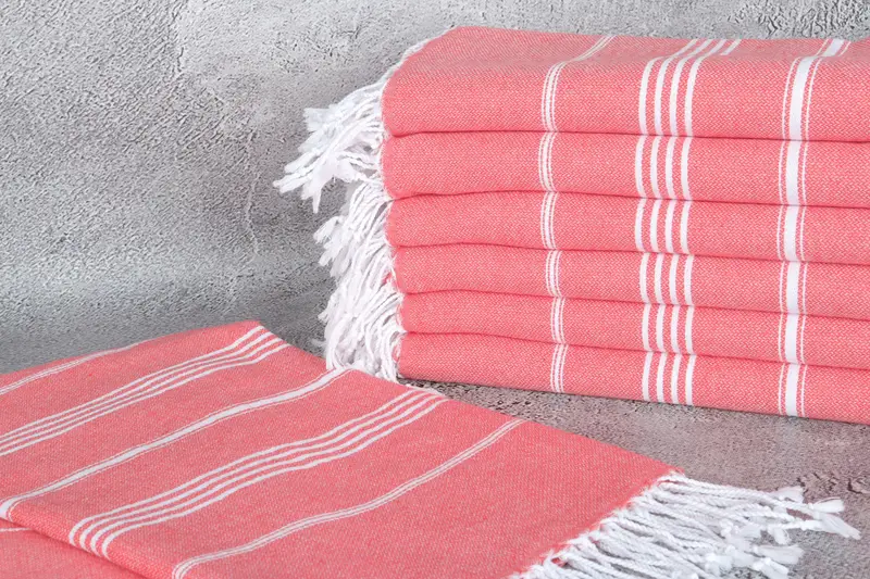 Bridesmaid Gifts, Spa Towel, Monogram Beach Towel, Organic towel, Girls Weekend Getaways Gifts, Valentines Day Gift Idea, 70x40 Cotton Striped Towel - 2