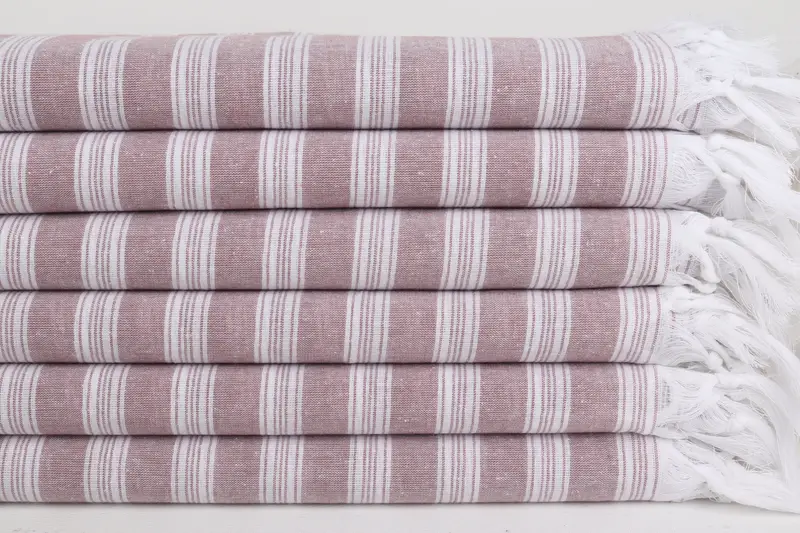Large Beach Towel Personalized, Bachelor Towel, Wedding Favors, 70x40 Cotton Striped Towel, Bachelor Gifts, Customized Towels, Fouta towel - 3