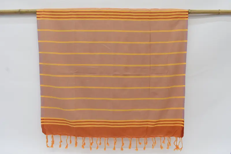 Beach Towel Bulk, Handmade Gift, Lightweight Turkish towel for beach, Personalized Gift For Her, Organic Turkish towel, 70x36 Cotton Striped Towel - 1