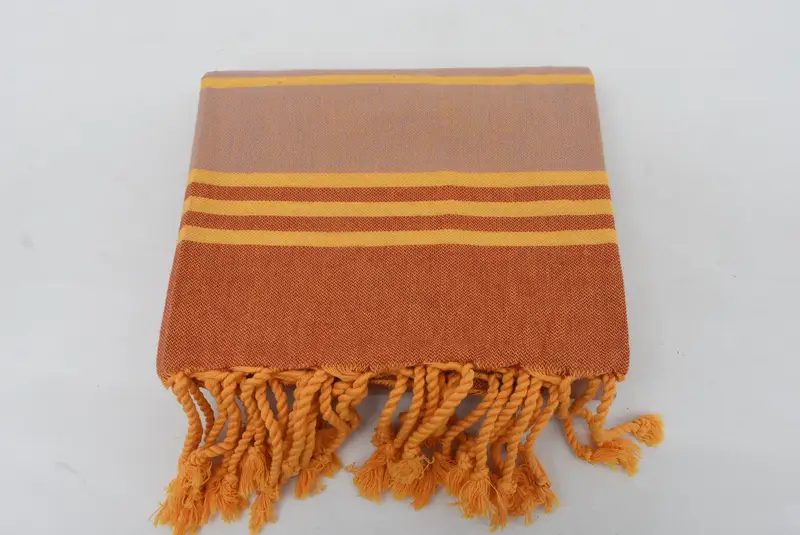 Beach Towel Bulk, Handmade Gift, Lightweight Turkish towel for beach, Personalized Gift For Her, Organic Turkish towel, 70x36 Cotton Striped Towel - 7