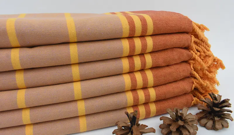 Beach Towel Bulk, Handmade Gift, Lightweight Turkish towel for beach, Personalized Gift For Her, Organic Turkish towel, 70x36 Cotton Striped Towel - 2