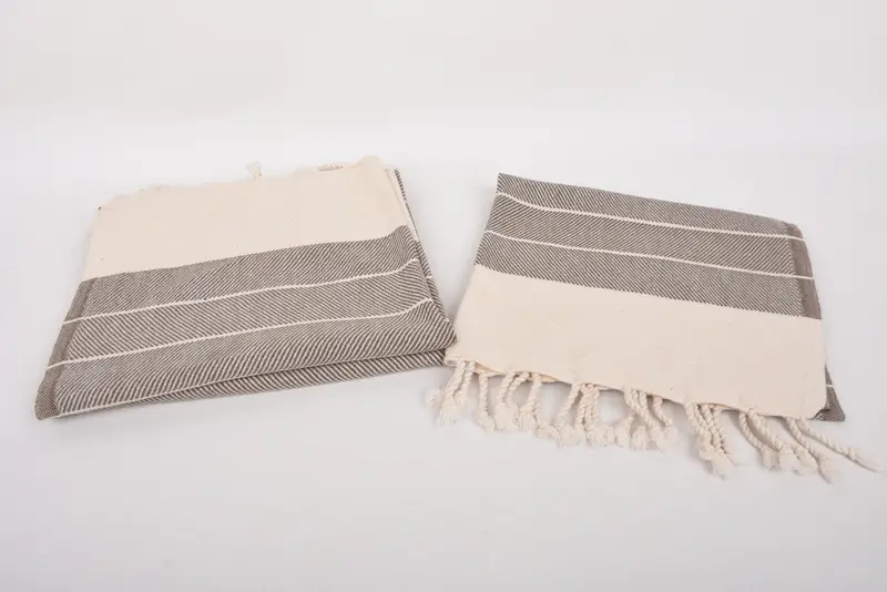 Personalized Kitchen Towel, Wedding Favors, Memorial Gift, 36x16 Cotton Striped Towel, Gym Towel, Turkish Towel Hand Towel, Wedding Hand Made Gift - 7