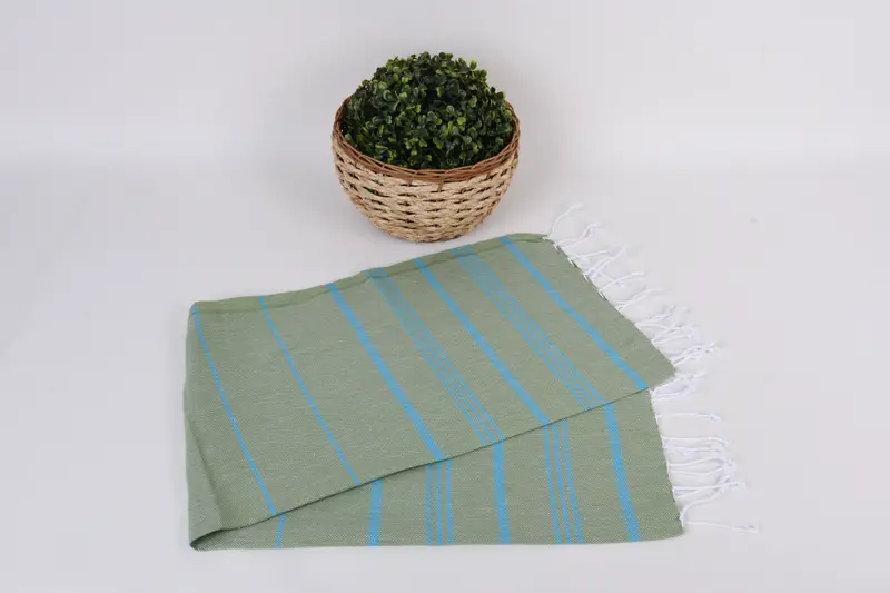 Kişiselleştirilmiş Hediyeler, Düğün Hediyesi, 40x24 Pamuklu Çizgili Havlu, Türk Çay Havlusu, Özelleştirilmiş Havlular, Monogram Türk Banyo Havlusu, Monogram Havlular - 3