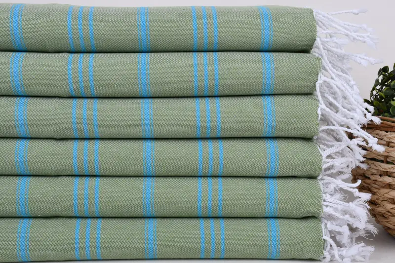 Kişiselleştirilmiş Hediyeler, Düğün Hediyesi, 40x24 Pamuklu Çizgili Havlu, Türk Çay Havlusu, Özelleştirilmiş Havlular, Monogram Türk Banyo Havlusu, Monogram Havlular - 2