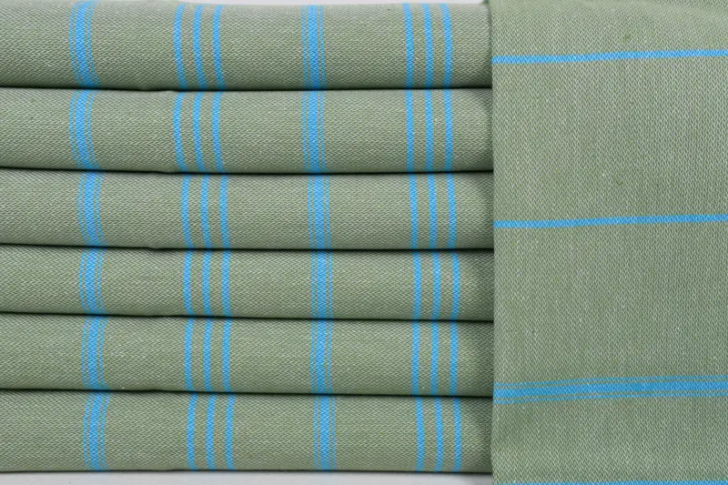 Kişiselleştirilmiş Hediyeler, Düğün Hediyesi, 40x24 Pamuklu Çizgili Havlu, Türk Çay Havlusu, Özelleştirilmiş Havlular, Monogram Türk Banyo Havlusu, Monogram Havlular - 1