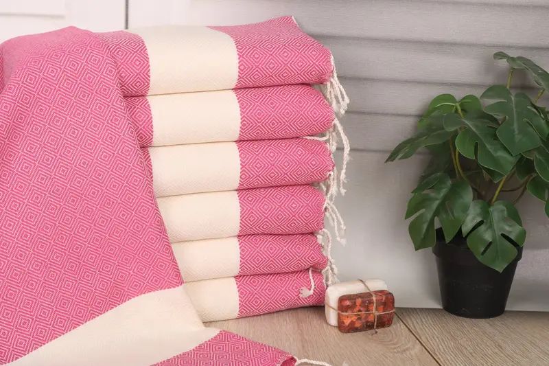 Wedding Favors Diamond Dish Towel 20x40 inches Organic Cotton