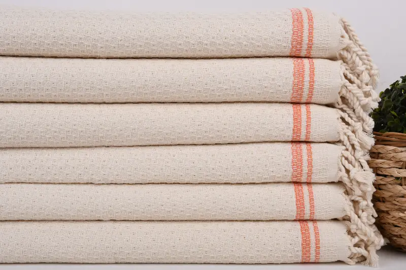 Banyo havlu, 38x18 pamuklu çizgili havlu, monogram el havlu, nedime hediyeleri, erkek arkadaş hediyesi, düğün günü için hediye, Noel iyilikleri - 2