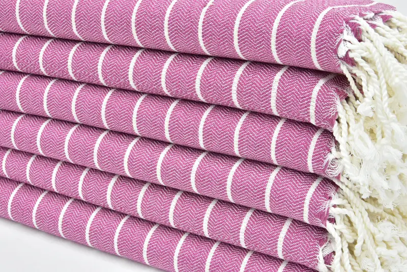Personalized Wedding Gift, 70x40 Cotton Striped Towel, Travel Towel, Travel towel, Valentines Day Gift, Turkish Towel USA, Luxury Turkish Bath Towel - 1