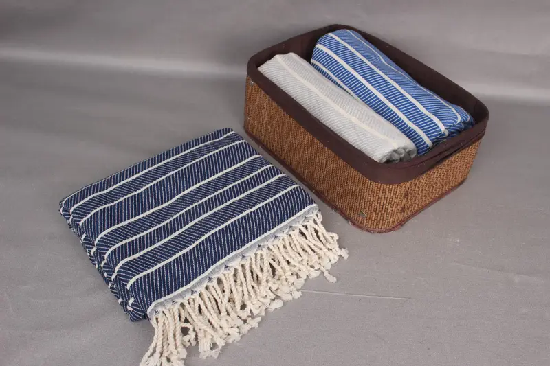 Quick-Dry Beach Towel, Custom Gifts, Wedding Gift, 70x40 Bamboo Herringbone Towel, Monogram Beach Towel, Custom Bath Towel, Organic Cotton Towel - 4