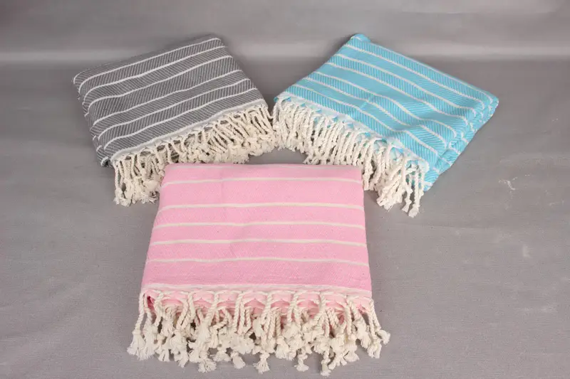 Quick-Dry Beach Towel, Custom Gifts, Wedding Gift, 70x40 Bamboo Herringbone Towel, Monogram Beach Towel, Custom Bath Towel, Organic Cotton Towel - 6
