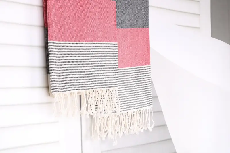 Beach Towel Gift, 68x40 Cotton Striped Towel, Customized Towels, Bachelorette Gifts, Bridesmaid Towel, Housewarming Gift, Organic Beach Towel - 8