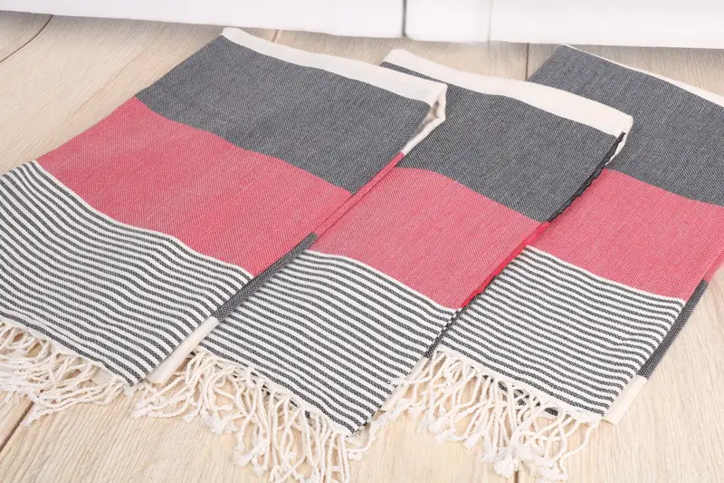 Beach Towel Gift, 68x40 Cotton Striped Towel, Customized Towels, Bachelorette Gifts, Bridesmaid Towel, Housewarming Gift, Organic Beach Towel - 6
