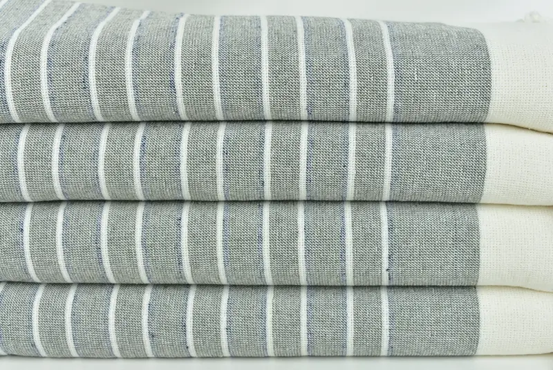 Spa Gift, 68x40 Cotton Striped Terry Towel, Custom Gift, Beach Towel Gift, Gym Towel, Soft organic Turkish peshtemal for luxury spa use, Bath towel - 2