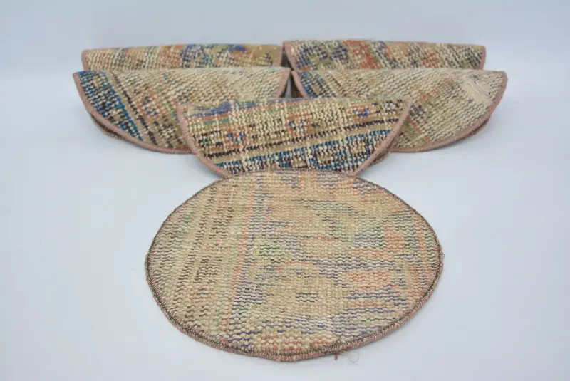 Elegant Beige & Bronze Placemats, Premium Kitchen Decor