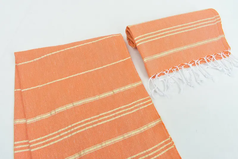 Turkish Tea Towel, Personalized Gifts, Bathroom Towels, 40x24 Cotton Striped Towel, Best Friend Gift, Beach Theme Wedding Gift, Christmas Hand Towel - 7