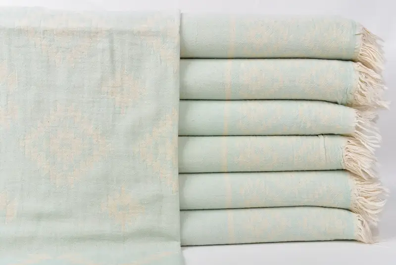 Travel Towel, Monogrammed Hand Towel, Personalized Gifts, Monogram Kitchen Towel, Bachelor Gifts, Bachelorette Party Items, 40x18 Cotton Kilim Towel - 1