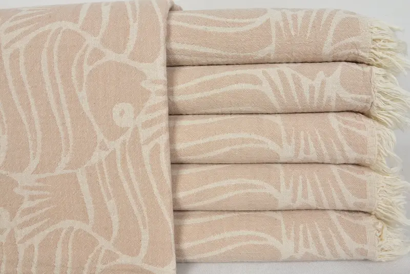 Custom Bath Towel, Summer Gift, Embroidery Towels, 70x36 Cotton Fish Design Towel, Bachelorette Party Gift, Organic Towel, Custom Wedding Gift - 1
