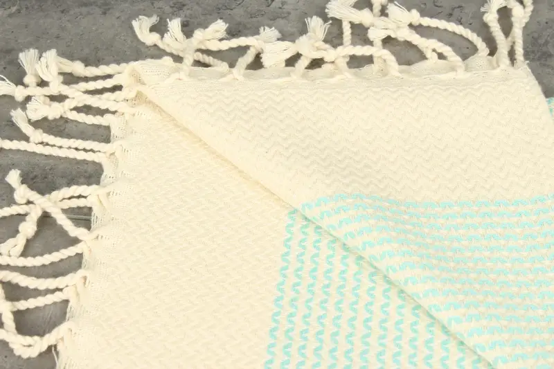 Small Towel Embroidered Bath Towel Beige, 20x40 Inches