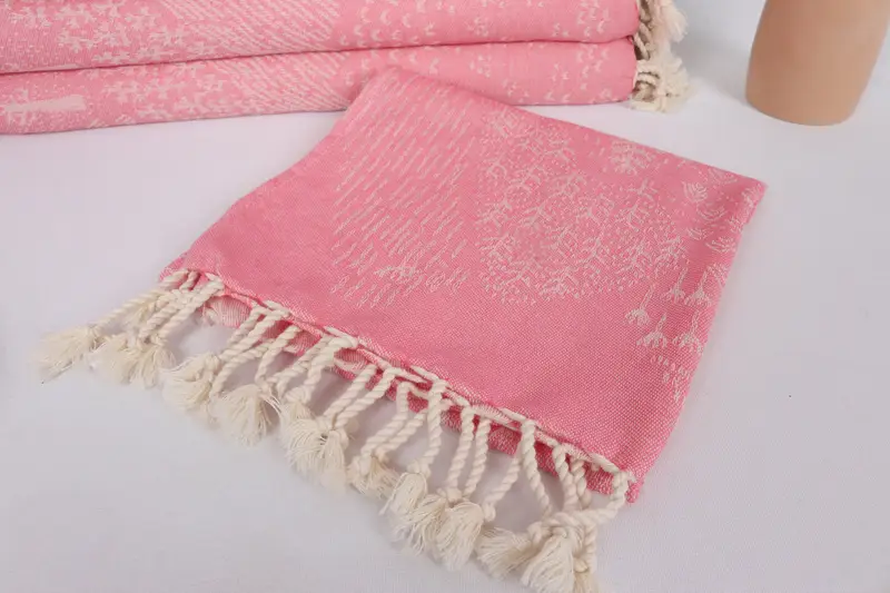 36x18 Cotton Mountain Design Towel, Home Decor Gifts, Personalized Gifts, Best Friend Gift Ideas, Monogram Hand Towel, Turkish Towel Hand Towel - 6