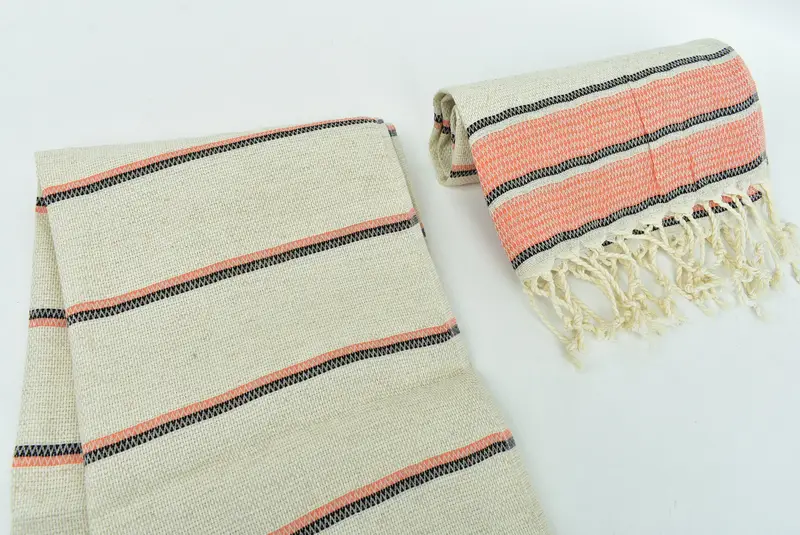 Christmas Gift, Small Bath Towels, 40x20 Linen Striped Towel, Monogram Turkish Bath Towel, Custom Hand Towel, Bachelor Towel, Kitchen Towel - 7