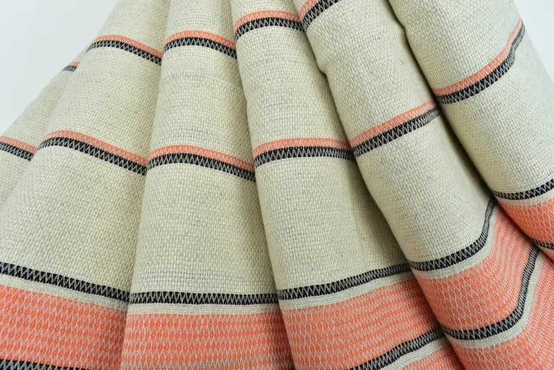 Christmas Gift, Small Bath Towels, 40x20 Linen Striped Towel, Monogram Turkish Bath Towel, Custom Hand Towel, Bachelor Towel, Kitchen Towel - 5