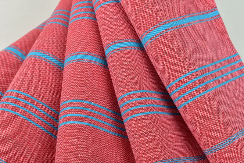 Thin and lightweight Turkish peshtemal, Grandma Gift, Monogram Beach Towel, Turkish bath towel, Personalized Gifts, 70x40 Cotton Striped Towel - 5