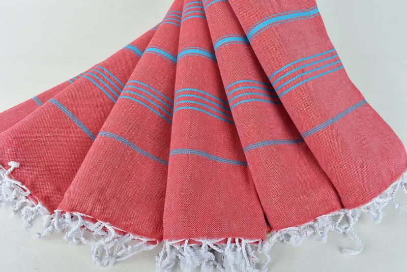 Thin and lightweight Turkish peshtemal, Grandma Gift, Monogram Beach Towel, Turkish bath towel, Personalized Gifts, 70x40 Cotton Striped Towel - 4