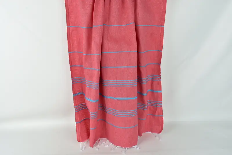 Thin and lightweight Turkish peshtemal, Grandma Gift, Monogram Beach Towel, Turkish bath towel, Personalized Gifts, 70x40 Cotton Striped Towel - 8