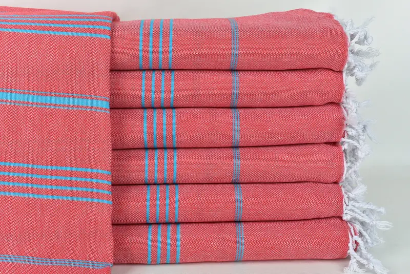 Thin and lightweight Turkish peshtemal, Grandma Gift, Monogram Beach Towel, Turkish bath towel, Personalized Gifts, 70x40 Cotton Striped Towel - 1