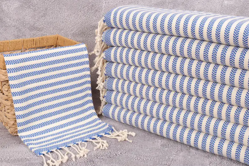Personalized Hand Towel, Wedding Gift, 40x18 Cotton Chevron Towel, Holiday Towel, Custom Gifts, Summer Gift, Personalized Gifts, Decorative Towel - 3