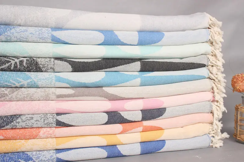 100x80 Cotton Turtle Design Towel, Gift For Mom, Custom Wedding Gifts, Throw Blanket, Beach Theme Bachelorette Party, Throw Blanket Couch - 2