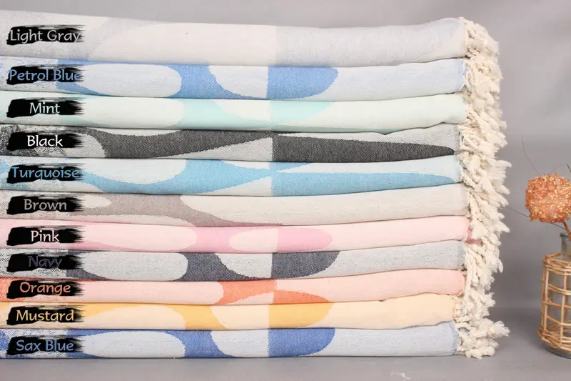 100x80 Cotton Turtle Design Towel, Gift For Mom, Custom Wedding Gifts, Throw Blanket, Beach Theme Bachelorette Party, Throw Blanket Couch - 1