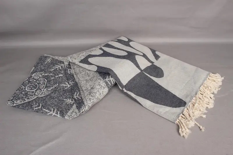 100x80 Cotton Turtle Design Towel, Gift For Mom, Custom Wedding Gifts, Throw Blanket, Beach Theme Bachelorette Party, Throw Blanket Couch - 4