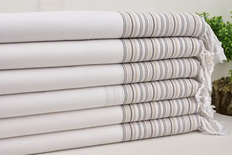 Türk havlu monogramı, monogramlı Türk havlu, 70x40 pamuklu çizgili havlu, düğün hediyesi, Türk banyo havlu, Noel hediyesi, banyo havlu - 3
