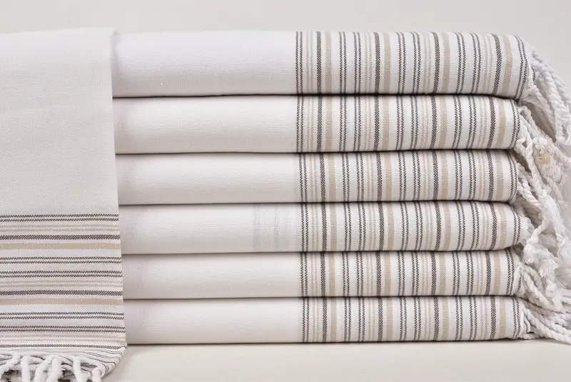 Türk havlu monogramı, monogramlı Türk havlu, 70x40 pamuklu çizgili havlu, düğün hediyesi, Türk banyo havlu, Noel hediyesi, banyo havlu - 1