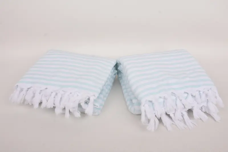 Customized Turkish Towel, Personalized Gifts, Wedding Gift For Bride, 70x36 Linen Terry Striped Towel, Monogram Beach Towel, Sand-free towel - 6