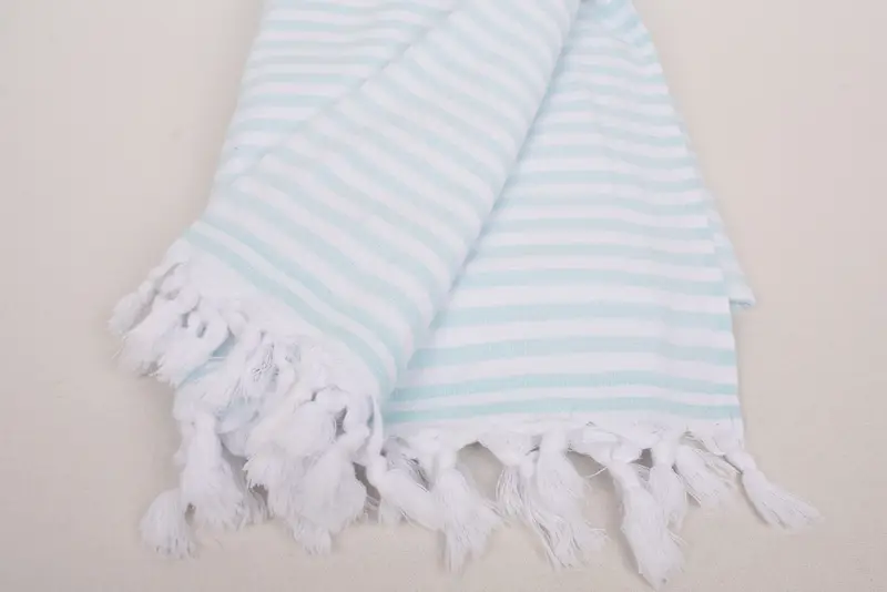Customized Turkish Towel, Personalized Gifts, Wedding Gift For Bride, 70x36 Linen Terry Striped Towel, Monogram Beach Towel, Sand-free towel - 8