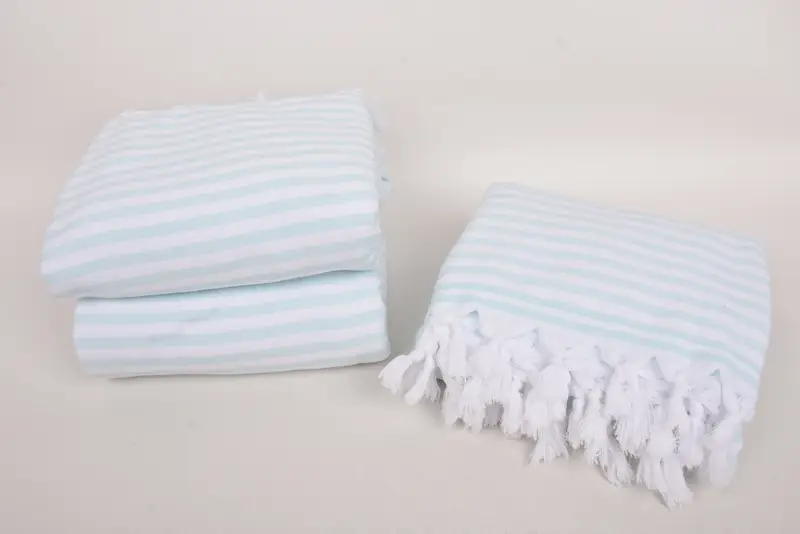 Customized Turkish Towel, Personalized Gifts, Wedding Gift For Bride, 70x36 Linen Terry Striped Towel, Monogram Beach Towel, Sand-free towel - 7