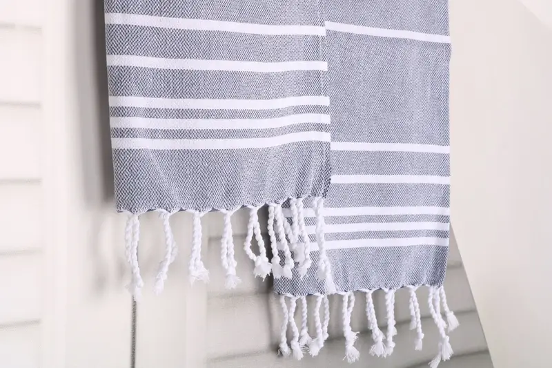 Turkish Hand Towel, Embroidery Towel, 38x18 Cotton Striped Towel, Wedding Day Gift For Bride, Monogram Kitchen Towel, Wedding Favors, Handmade Gift - 8