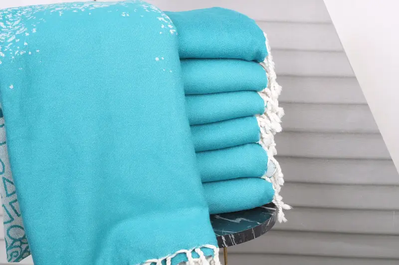 Travel Towel, Turkish beach towel with fringe, Custom Towel Beach, Wedding Gifts Towel, Custom Beach Towel, Best Friend Christmas Gift, Soft towel - 2