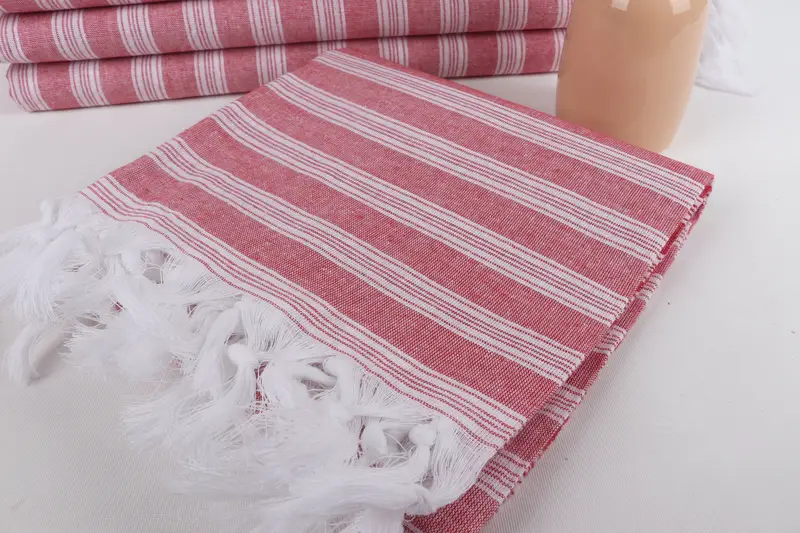 70x40 Cotton Striped Towel, Custom Name Towel, Gift For The Home Decor, Organic Turkish towel, Gift For Bride, Bridesmaid Gifts, Organic towel - 5