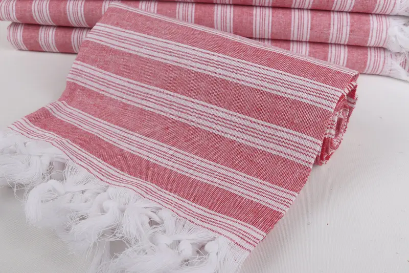 70x40 Cotton Striped Towel, Custom Name Towel, Gift For The Home Decor, Organic Turkish towel, Gift For Bride, Bridesmaid Gifts, Organic towel - 4