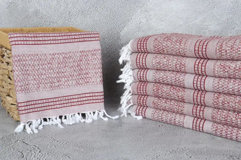 Towel With Name, Absorbent towel, Beach Size Towel, 70x36 Linen Striped Towel, Memorial Gift, Quick-dry towel, Bachelorette Gifts, Travel Towel - 3